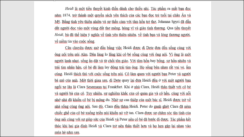 cách co dòng trong word