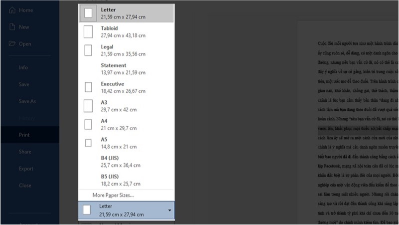cach in trong file word 14
